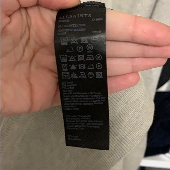 All Saints Nomo open cardigan - Picture 4 of 4